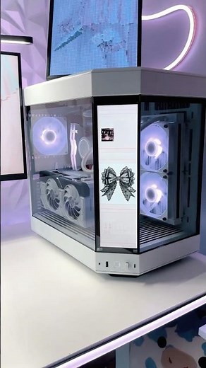 Soft Girl PC Build | Kawaii Gaming PC Tour #desksetup #kawaii #gamingsetup #pcbuild #pink #aesthetic