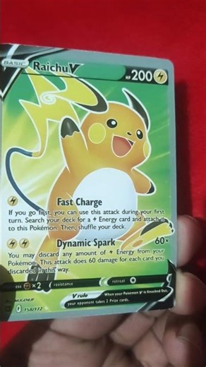 Raichu Pokemon card here