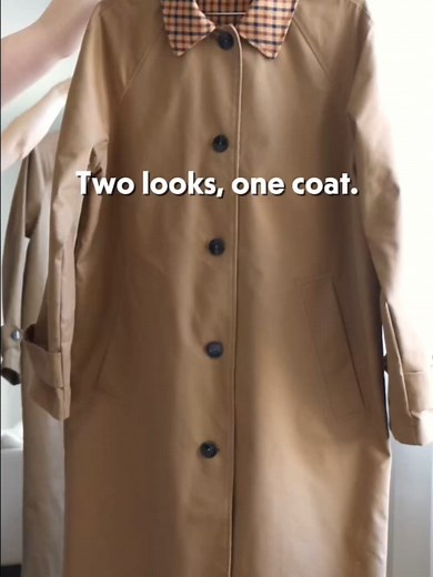 Reversible Coat: Two Looks in One