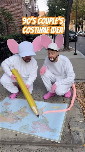 90’s Couple’s Halloween Costume Idea - Pinky and the Brain