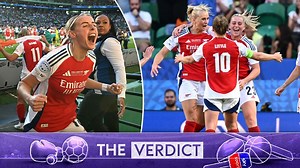 Arsenal 1-0 Barcelona: Gunners win Women's Champions League as Stina Blackstenius strike stuns Barca