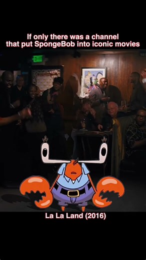 Bikini Bottom visits La La 🧽 🕺🏼💃🏻 Land...#spongebob #lalaland #fypシ #funny