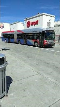 SamTrans New Flyer XD60 #830 on Route 120 Departs Serramonte Shopping Center