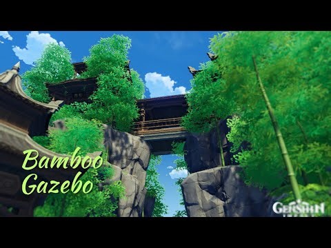 Bamboo Gazebo 🎋 || Genshin Serenitea Pot Design