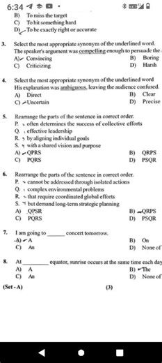 Select the most appropriate synonym of the underlined word. The... | Filo