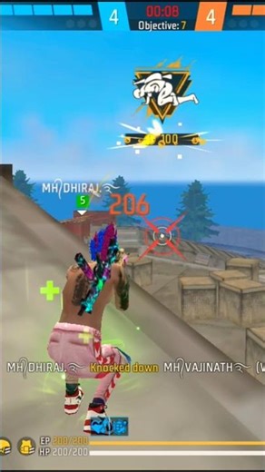 "1 vs 4? No Problem! 🦁💪 #FreeFireIndia" #oc