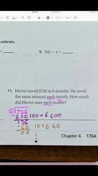 Lesson 4.8 #11 Homework, Go Math! Grade 4