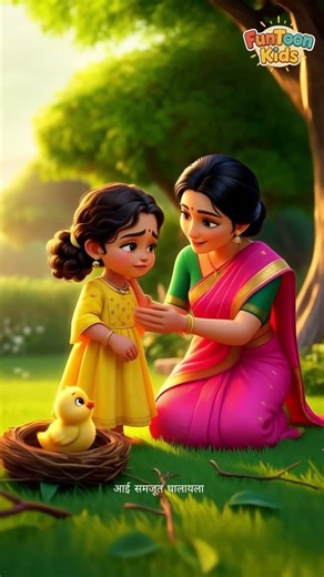 चिव चिव चिमणी | Chiv Chiv Chimni | Popular Marathi Balgeet | lahan mulanchi song