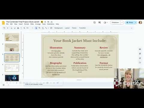 The Contender Final Project Book Jacket