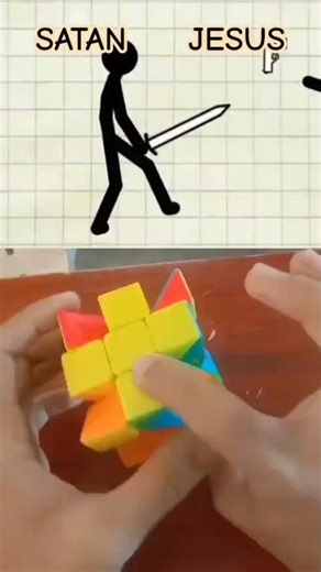 SATAN vs JESUS #stickman #stickfigure #stickmanart #animation #trendingshorts #fighting_scene #fyp