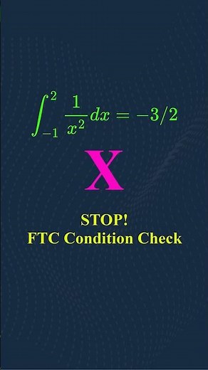 Fundamental Theorem of Calculus Mistake to Avoid (FTC Part 2)