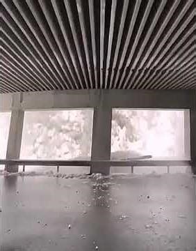 Watch Avalanche From Inside Avalanche Shelter, Sainte-Foy-Tarentaise, Savoie, France