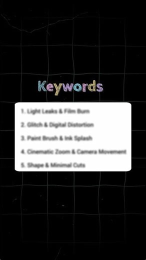 Stop Searching for Transitions! Use These Keywords Instead #transitions #editingtips