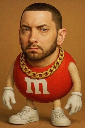 Eminem Becomes an M&M in AI-Generated Short