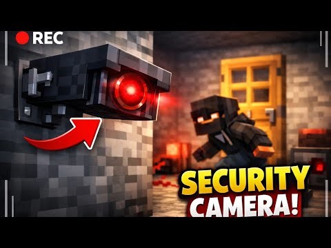 I Built a WORKING Security Camera in Minecraft 😱