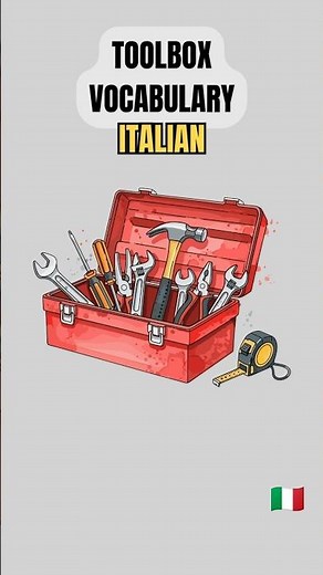 Learn Italian | Toolbox Vocabulary 🛠️