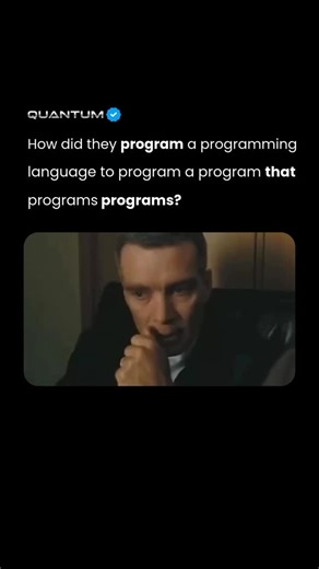Quantum Enigma | Future of AI & Tech on Instagram: "At some point, a human sat down and said: “Okay… but how do I tell the computer how to understand instructions?” And the computer replied: 🧱🧱🧱 (nothing. absolutely nothing.) So we taught machines using barely any tools, wrote instructions in almost-English, and slowly built a language… that can now build other languages… that can now build entire worlds. It’s programming inception. No magic. Just humans stacking logic on top of logic until m