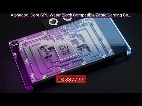 Alphacool Core GPU Water Block Compatible Zotac Gaming GeForce RTX ... — Top Rated 2026 | Buy Now!