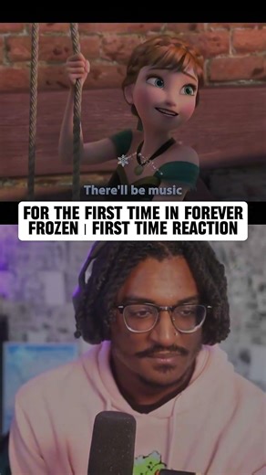 For the First Time in Forever | Frozen 1 First Time Reaction! #shorts
