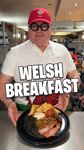Back by popular demand at the Uplands Diner is the Welsh Breakfast 🏴󠁧󠁢󠁷󠁬󠁳󠁿🍽️ Two Thick Cut Bacon One Fried Egg Free Range One Lincoln Sausage Laverbread Fried Cockles Fried Bread Sourdough Toast IT’S CRACKING MUSH!!! | Uplands Diner
