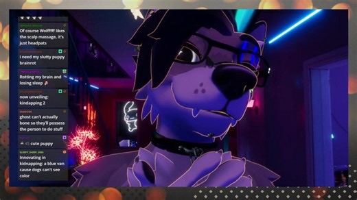[18 ] A Flirty Puppy Boy And His Owner Show Off A Bit - @wikuwoof Is Dropping By To Check On My Locktober Progress QwQ