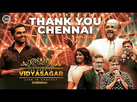 THANK YOU CHENNAI - THE NAME IS VIDYASAGAR, CHENNAI | PROMO 1