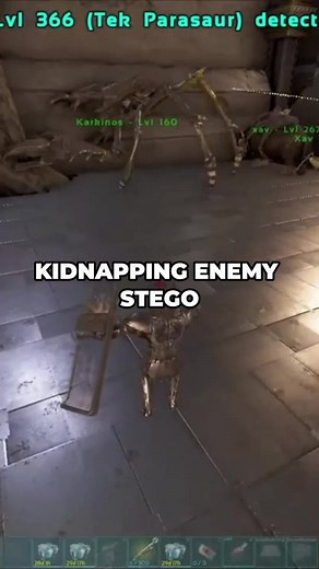 The BEST Strategy for Defending Against Stegos in ARK #arkpvp #ark#arksurvivalevolved