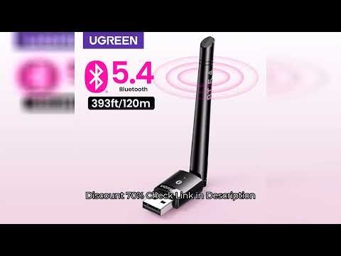 USB Bluetooth 5.3 5.4 Adapter 120M Dongle for PC Wireless Mouse Keyboard Music Audio Receiver Transm