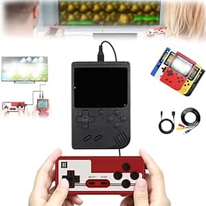 YSGBYSG Gametendo - Over 400 Classic Games, Tinytendo - Tiny Tendo 400 Games, Tinytendo Handheld Console, My Gametendo Retro Video Game Console With Game Controller