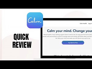 CALM MENTAL HEALTH AND WELLNESS APP REVIEW 2025 | BEST MINDFULNESS & STRESS RELIEF APP