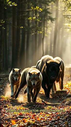 Wolves Hunting European Bison: Shocking Truth Revealed