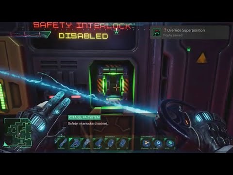 System Shock Remake - Reactor Safety Override Code / Override Superposition Trophy/Achievement
