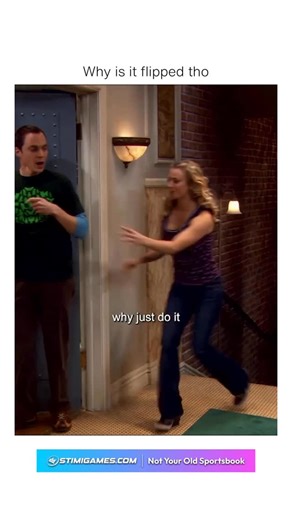 Movies | Memes | Streamers on Instagram: "Why is it flipped tho Credits: Chuck Lorre Productions / Warner Bros. Television, created by Chuck Lorre & Bill Prady, starring Jim Parsons, Johnny Galecki, Kaley Cuoco, Simon Helberg, Kunal Nayyar, Mayim Bialik, Melissa Rauch. The Big Bang Theory centers on a group of socially awkward but brilliant scientists whose structured, logic-driven lives are thrown into constant disorder by relationships, friendships, and the outside world. As Leonard, Sheldon,