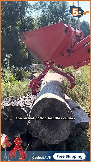 🔥 More grip. More pull. More control. The 4-claw design locks onto logs fast—no slipping, no fuss.🚜 Rated up to 5500 lbs for demanding logging jobs. | Garvee