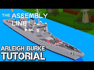 [Tutorial] Arleigh Burke Missile Destroyer | Build a Boat for Treasure