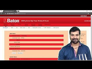 Router # How to configure iball baton 300m wireless