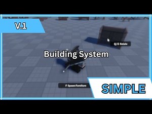 FREE Simple Roblox Building System (CUSOMIZABLE)
