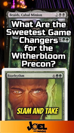 What Game Changers Did you Add to Witherbloom Commander Deck? #shorts