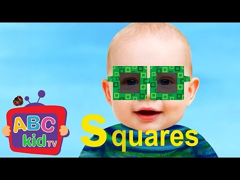 Learn the ABCs in Lower-Case: "S" is for Sun and Square | ABC Kid TV Nursery Rhymes & Kids Songs
