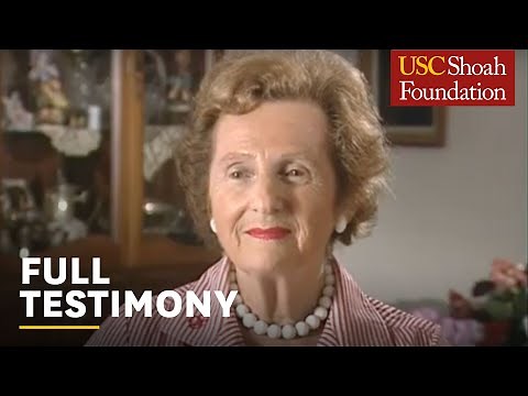 Jewish Survivor Irma Illes Full Testimony | USC Shoah Foundation