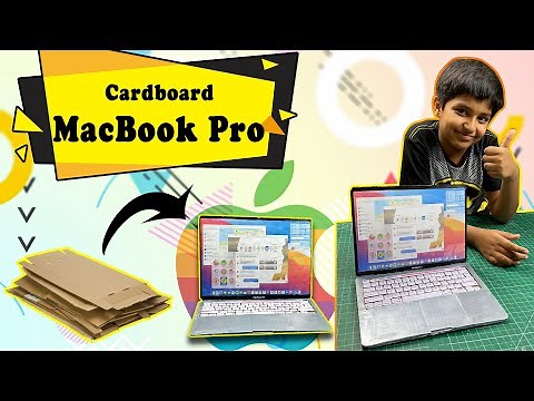 How to make MacBook Pro with Cardboard | घर पे बनाओ Cardboard ka Laptop | Easy DIY Craft Ideas