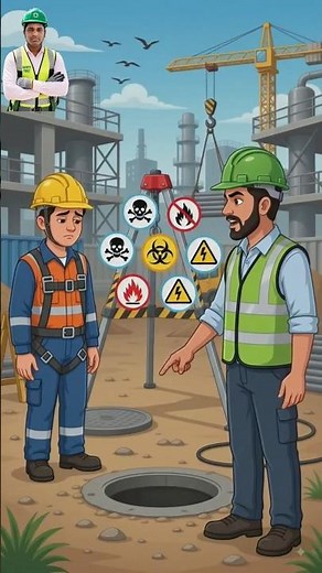Confined Space Work Safety & Hazards | Gas Testing, Permit & Rescue Plan | HSE.‪@SafeTalksbyGopal‬