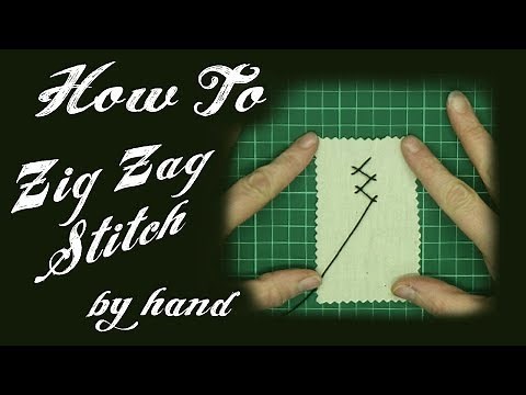 *ZIG ZAG STITCH* by Hand Tutorial - Alice's Bear Shop
