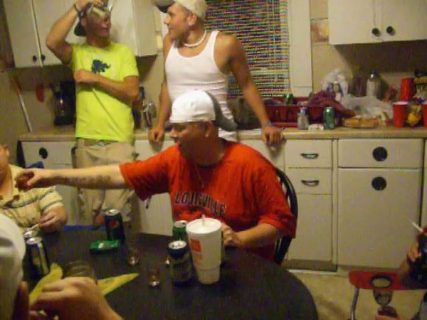 Friend Tries Chugging Beer and Pukes on Birthday Boy