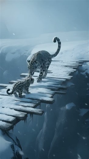 Broken Bridge Terror The Leap Across the Abyss #tiger #cat #gaming
