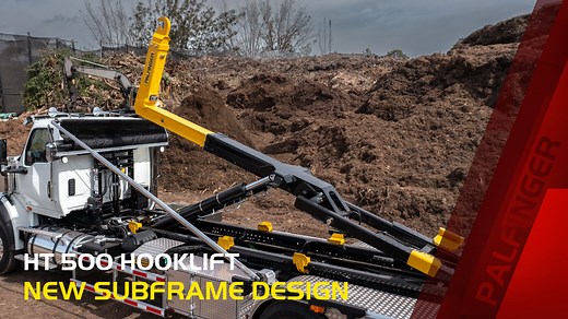 With the HT 500 Hooklift’s new subframe design, enjoy increased stability and enhanced safety especially in tipping operations. A leap forward in lifting and hauling technology! Discover more: https://plfn.gr/ug8S8 #palfingerna #palfinger #hooklifts #heavyequipment #hooktruck #wastemanagement | PALFINGER | Facebook