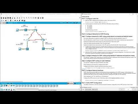 CCNA3-ENSAv7 - Lab 2.2.13 Packet Tracer - Point to Point Single Area OSPFv2 Configuration