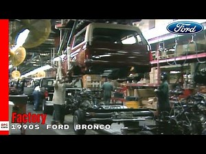 1990s Ford Bronco Production Factory