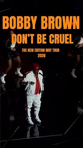 BOBBY BROWN PERFORMS DON’T BE CRUEL NEWARK NJ THE NEW EDITION WAY TOUR 2026 #concert #live #music
