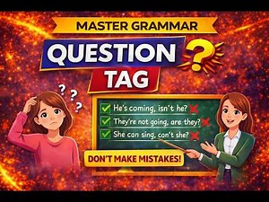 Question Tags Made Easy 🔥 | Learn in 10 Minutes | English Grammar